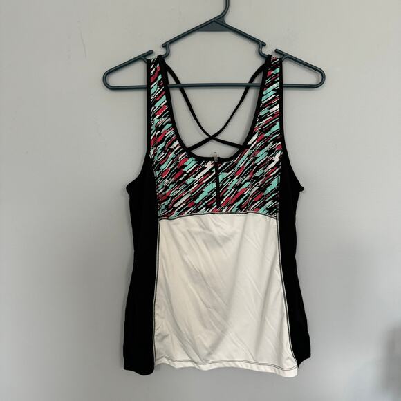 GSX by Grand Slam Activewear Tank Top Sleeveless Women's Size XL Strappy Back - Picture 1 of 4